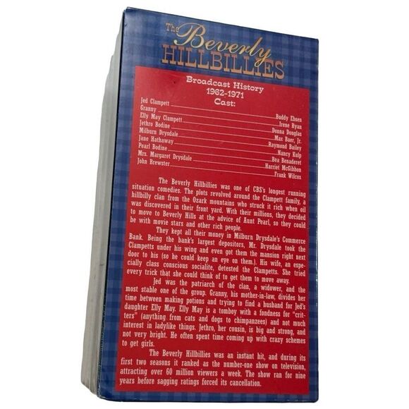 The Beverly Hillbillies VHS 4-Tape Set Front Row Entertainment (NEW/SEALED) - Picture 2 of 6